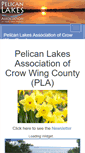 Mobile Screenshot of pelicanlakesassociation.org